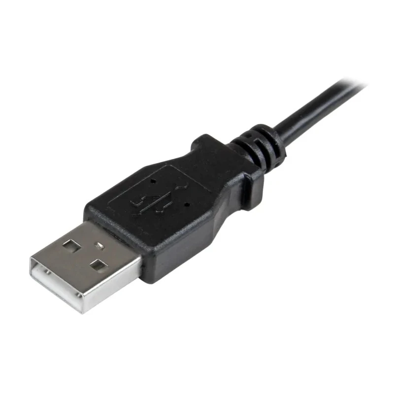 StarTech.com USB 2.0 Male USB 2.0 Type A to Male Micro USB Type B Connector Cable Black 500mm USBAUB50CMRA