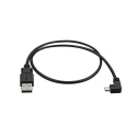 StarTech.com USB 2.0 Male USB 2.0 Type A to Male Micro USB Type B Connector Cable Black 500mm USBAUB50CMRA