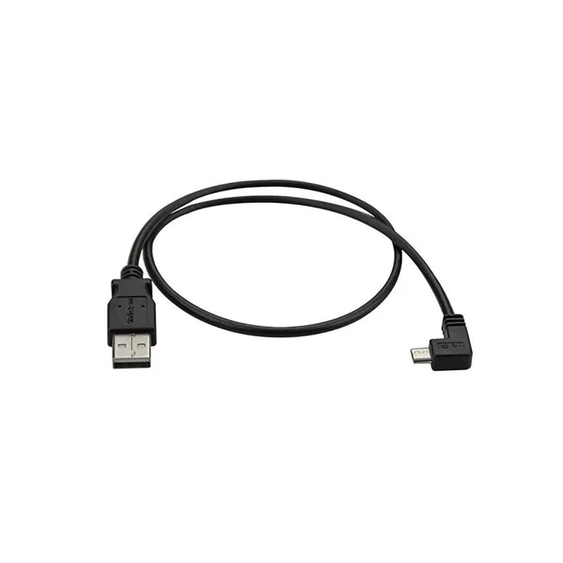 StarTech.com USB 2.0 Male USB 2.0 Type A to Male Micro USB Type B Connector Cable Black 500mm USBAUB50CMRA