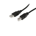StarTech.com USB 2.0 Male USB 2.0 Type A to Male USB B Cable, Black Jacket, 9m USB2HAB30AC