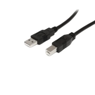 StarTech.com USB 2.0 Male USB 2.0 Type A to Male USB B Cable, Black Jacket, 9m USB2HAB30AC