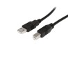 StarTech.com USB 2.0 Male USB 2.0 Type A to Male USB B Cable, Black Jacket, 9m USB2HAB30AC