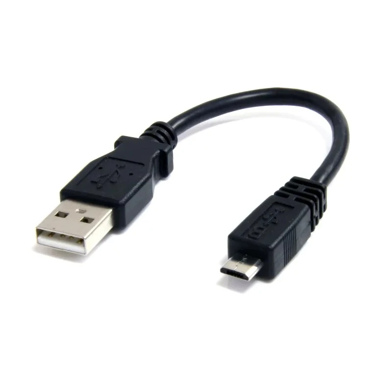 StarTech.com USB 2.0 Male USB Type A to Male Micro USB Type B Cable, Black, 152mm UUSBHAUB6IN