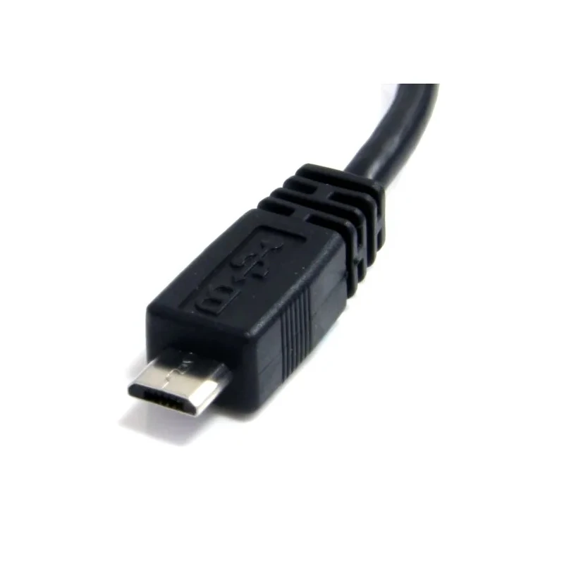 StarTech.com USB 2.0 Male USB Type A to Male Micro USB Type B Cable, Black, 152mm UUSBHAUB6IN