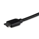 StarTech.com USB 3.0 Male USB Type A to Male Micro USB Type B Cable Black 3 m USB3AUB3MS