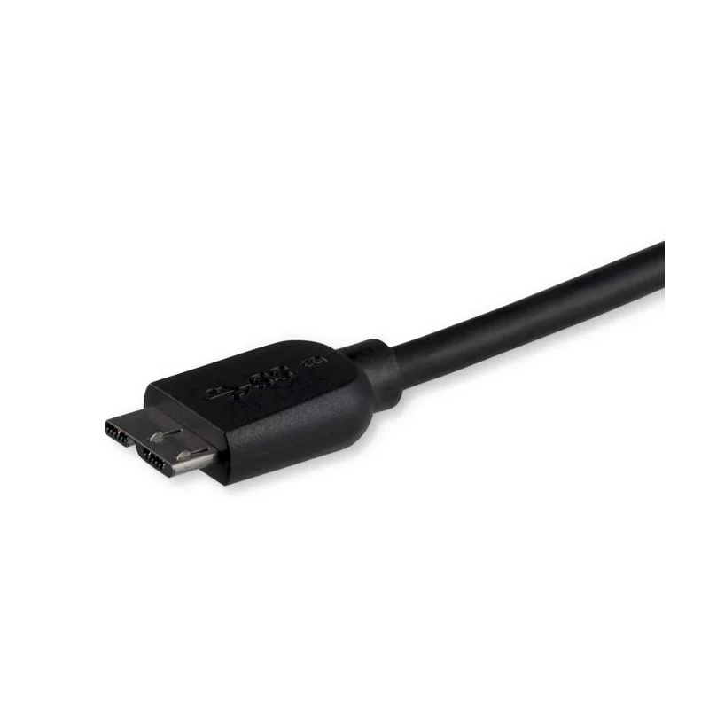 StarTech.com USB 3.0 Male USB Type A to Male Micro USB Type B Cable Black 3 m USB3AUB3MS