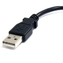 StarTech.com USB 2.0 Male USB Type A to Male Micro USB Type B Cable, Black, 152mm UUSBHAUB6IN