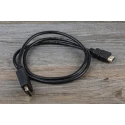 RS PRO Male DisplayPort to Male HDMI Polyvinyl Chloride DisplayPort Cable 1 m 186-3034