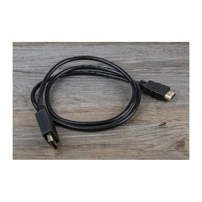RS PRO Male DisplayPort to Male HDMI Polyvinyl Chloride DisplayPort Cable 1 m 186-3034