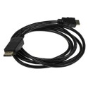 RS PRO Male DisplayPort to Male HDMI Polyvinyl Chloride DisplayPort Cable 2 m 186-3035