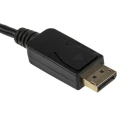 RS PRO Male DisplayPort to Male HDMI Polyvinyl Chloride DisplayPort Cable 2 m 186-3035