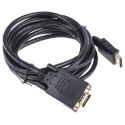 RS PRO Male DisplayPort to Male VGA Polyvinyl Chloride DisplayPort Cable 3 m 186-3039