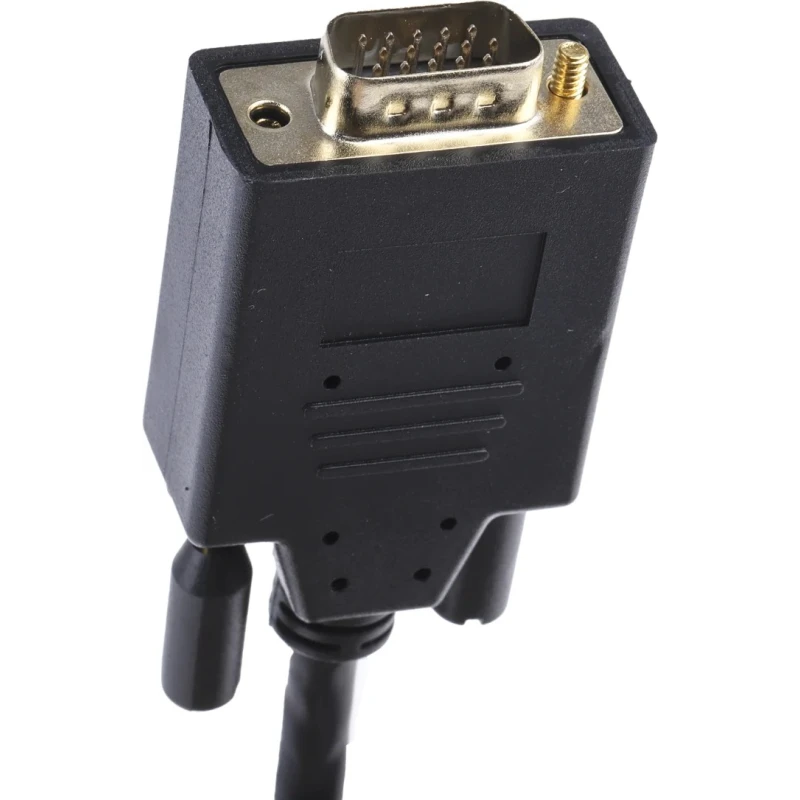 RS PRO Male DisplayPort to Male VGA Polyvinyl Chloride DisplayPort Cable 3 m 186-3039