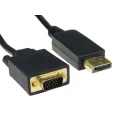 RS PRO Male DisplayPort to Male VGA Polyvinyl Chloride DisplayPort Cable 5m 186-3040