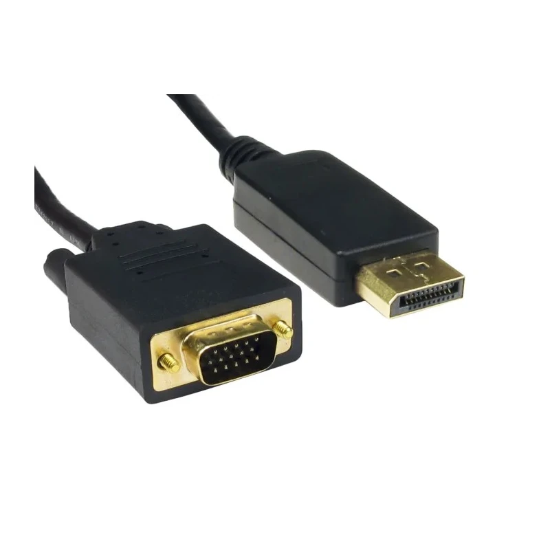 RS PRO Male DisplayPort to Male VGA Polyvinyl Chloride DisplayPort Cable 5m 186-3040
