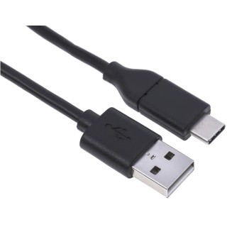 RS PRO IC Socket USB Cable Male USB Type A to Male USB Type C 2 m USB 2.0 20V 186-3055