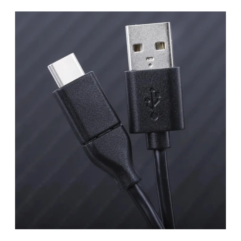 RS PRO IC Socket USB Cable Male USB Type A to Male USB Type C 2 m USB 2.0 20V 186-3055