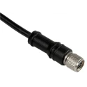 RS PRO Female 4 Way Straight to Unterminated Free End Sensor Actuator Cable, 2 m, PVC Jacket, Black, 30V, IP67 Rated 186-3120