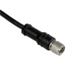 RS PRO Female 4 Way Straight to Unterminated Free End Sensor Actuator Cable, 2 m, PVC Jacket, Black, 30V, IP67 Rated 186-3120
