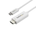 StarTech.com USB 3.1 Type-C to HDMI Adapter Cable 4K 60Hz 1 Display Support CDP2HD1MWNL