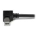 StarTech.com USB 2.0 Male USB 2.0 Type A to Male USB B Cable Black 1m USBAB1MR