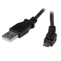 StarTech.com USB 2.0 Male USB 2.0 Type A to Male Micro USB Type B Cable, Black, 2 m USBAUB2MU