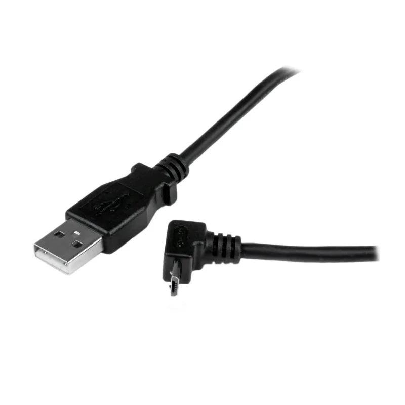 StarTech.com USB 2.0 Male USB 2.0 Type A to Male Micro USB Type B Cable, Black, 2 m USBAUB2MU