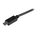 StarTech.com USB 2.0 Male USB 2.0 Type A to Male Micro USB Type B Black Cable 3 m USBAUB3MBK