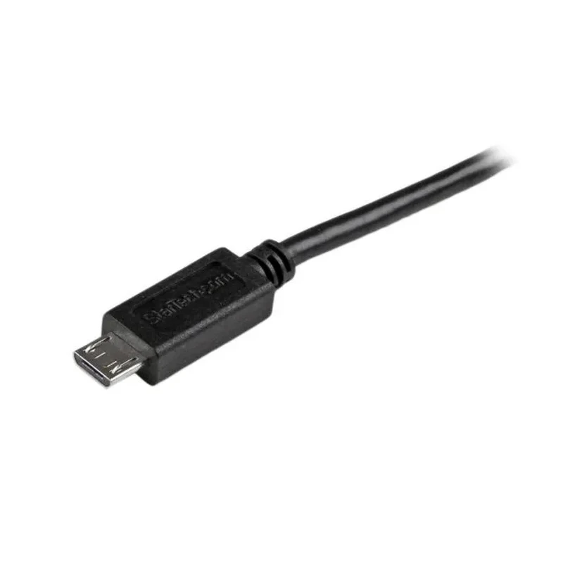 StarTech.com USB 2.0 Male USB 2.0 Type A to Male Micro USB Type B Black Cable 3 m USBAUB3MBK