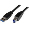 StarTech.com USB 3.0 Male USB Type A to Male USB B Cable 1 m Blue USB3SAB1M