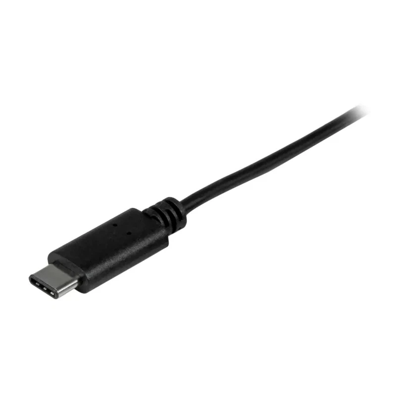StarTech.com USB 2.0 Male USB Type C to Male USB B Cable Black 1m USB2CB1M