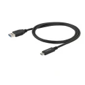 StarTech.com USB 3.0 Cable Male USB Type A to Male USB Type C Black Jacket 1 m USB315AC1M