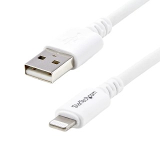 StarTech.com USB 2.0 Male USB 2.0 Type A to Male Lightning Connector Cable White 3 m USBLT3MW