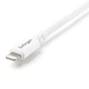 StarTech.com USB 2.0 Male USB 2.0 Type A to Male Lightning Connector Cable White 3 m USBLT3MW