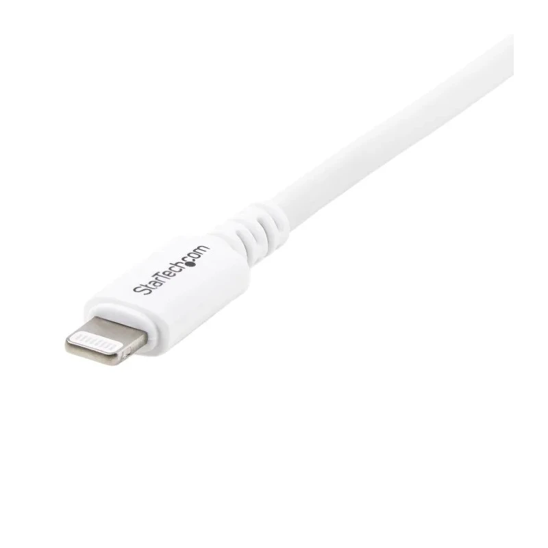 StarTech.com USB 2.0 Male USB 2.0 Type A to Male Lightning Connector Cable White 3 m USBLT3MW