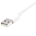StarTech.com USB 2.0 Male USB 2.0 Type A to Male Lightning Connector Cable White 3 m USBLT3MW