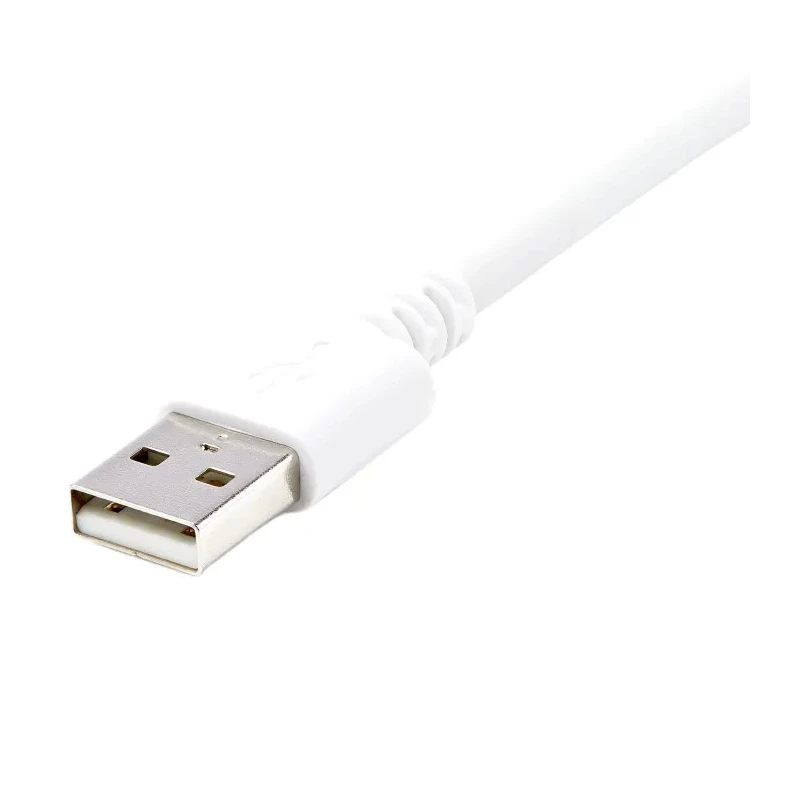 StarTech.com USB 2.0 Male USB 2.0 Type A to Male Lightning Connector Cable White 3 m USBLT3MW