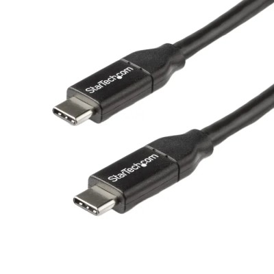 StarTech.com USB 2.0 Male USB Type C to Male USB Type C Cable Black 500 mm USB2C5C50CM