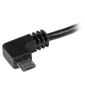 StarTech.com USB 2.0 Male USB 2.0 Type A to Male Micro USB Type B Cable Black 2 m USB2AUB2RA2M
