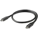 StarTech.com USB 2.0 Male USB Type C to Male USB Type C Cable Black 500 mm USB2C5C50CM
