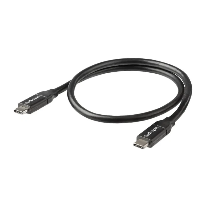 StarTech.com USB 2.0 Male USB Type C to Male USB Type C Cable Black 500 mm USB2C5C50CM