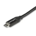 StarTech.com USB 2.0 Male USB Type C to Male USB Type C Cable Black 500 mm USB2C5C50CM