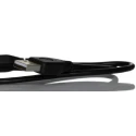 RS PRO IC Socket USB Cable Male USB Type A to Male USB Type A USB 2.0 Black 500mm 186-3011