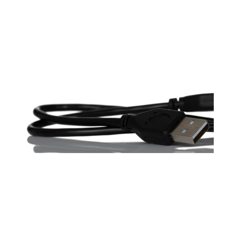 RS PRO IC Socket USB Cable Male USB Type A to Male USB Type A USB 2.0 Black 500mm 186-3011