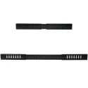 StarTech.com 4PO Series 4 Post Frame Black Steel Server Rack 12U 638mm Height 4POSTRACK12U