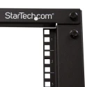StarTech.com 4PO Series 4 Post Frame Black Steel Server Rack 12U 638mm Height 4POSTRACK12U