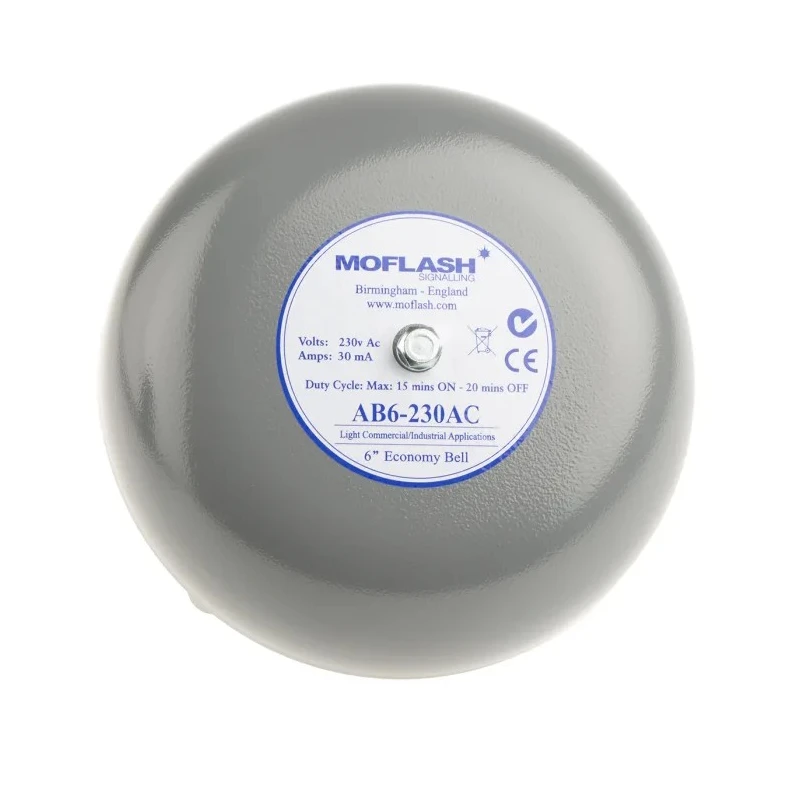 Moflash AB6 Series Siren Wall, IP44, AC 230V, 1-Tone 100 dB @ 1m 