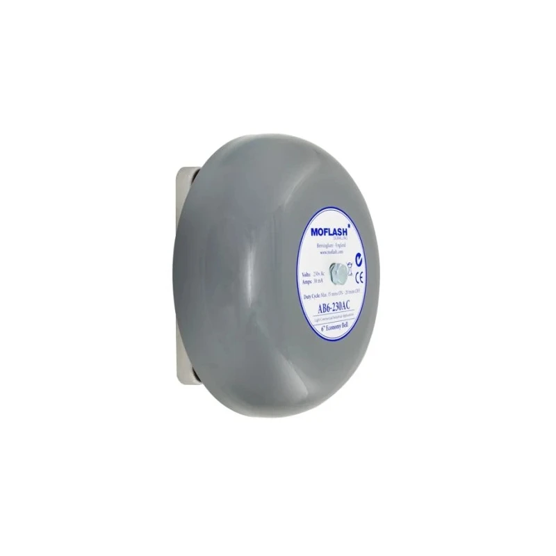 Moflash AB6 Series Siren Wall, IP44, AC 230V, 1-Tone 100 dB @ 1m 
