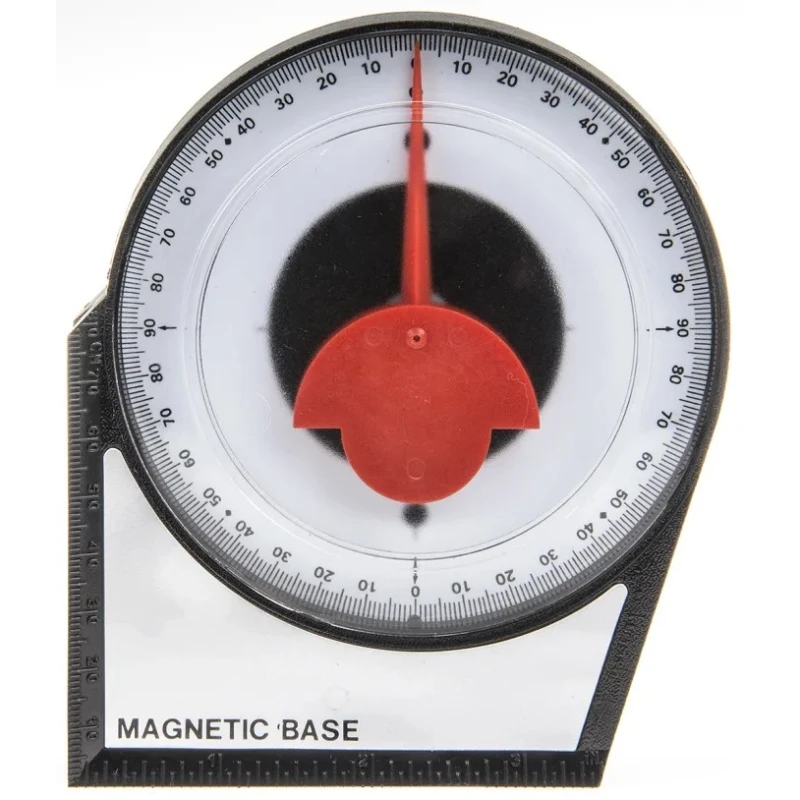 RS PRO 130 mm Magnetic Inclinometer, Accuracy ±0.5°, Magnetic Base, 17 mm Height, 110 mm Width 851-3548