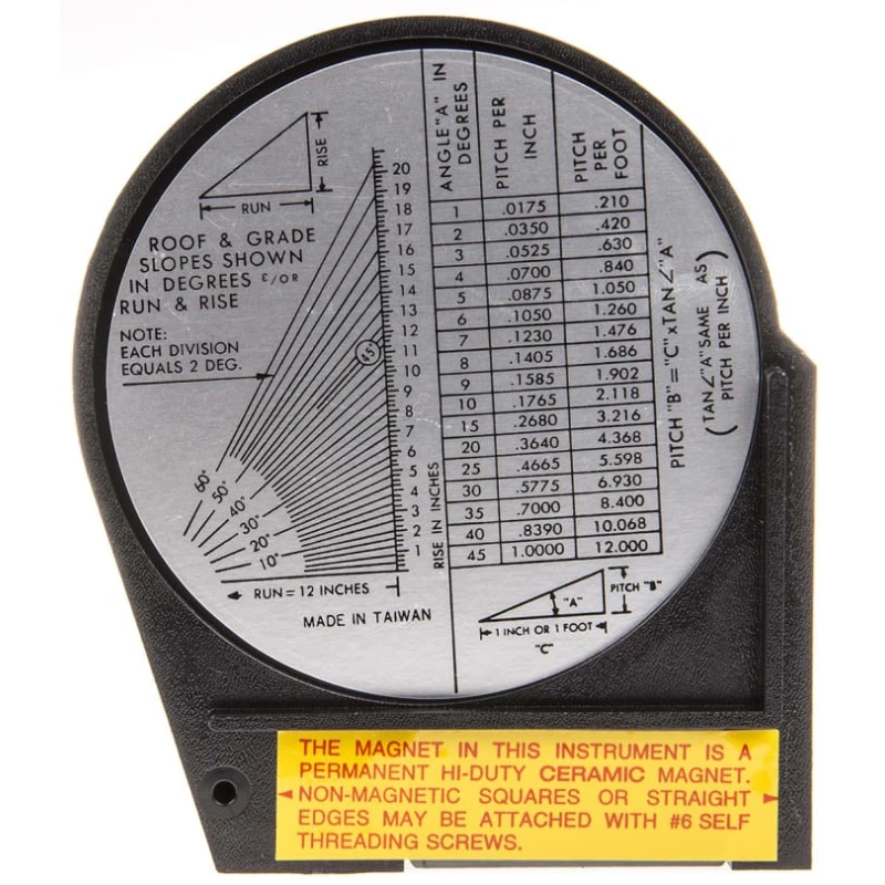 RS PRO 130 mm Magnetic Inclinometer, Accuracy ±0.5°, Magnetic Base, 17 mm Height, 110 mm Width 851-3548